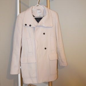 Zara Trafaluc Light Pink Wool Coat